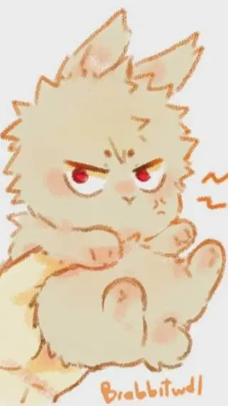 ai character: bakugo bun background