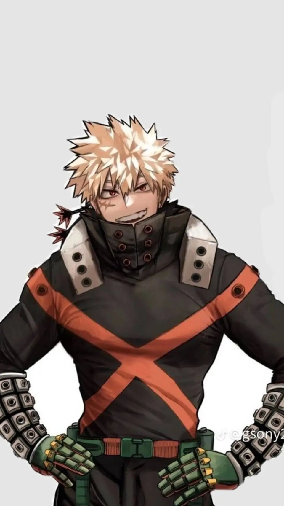 ai character: bakugou  background