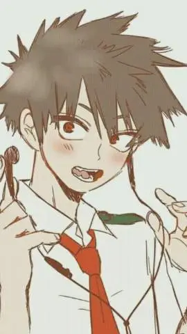 ai character: kiri x baku x yn background