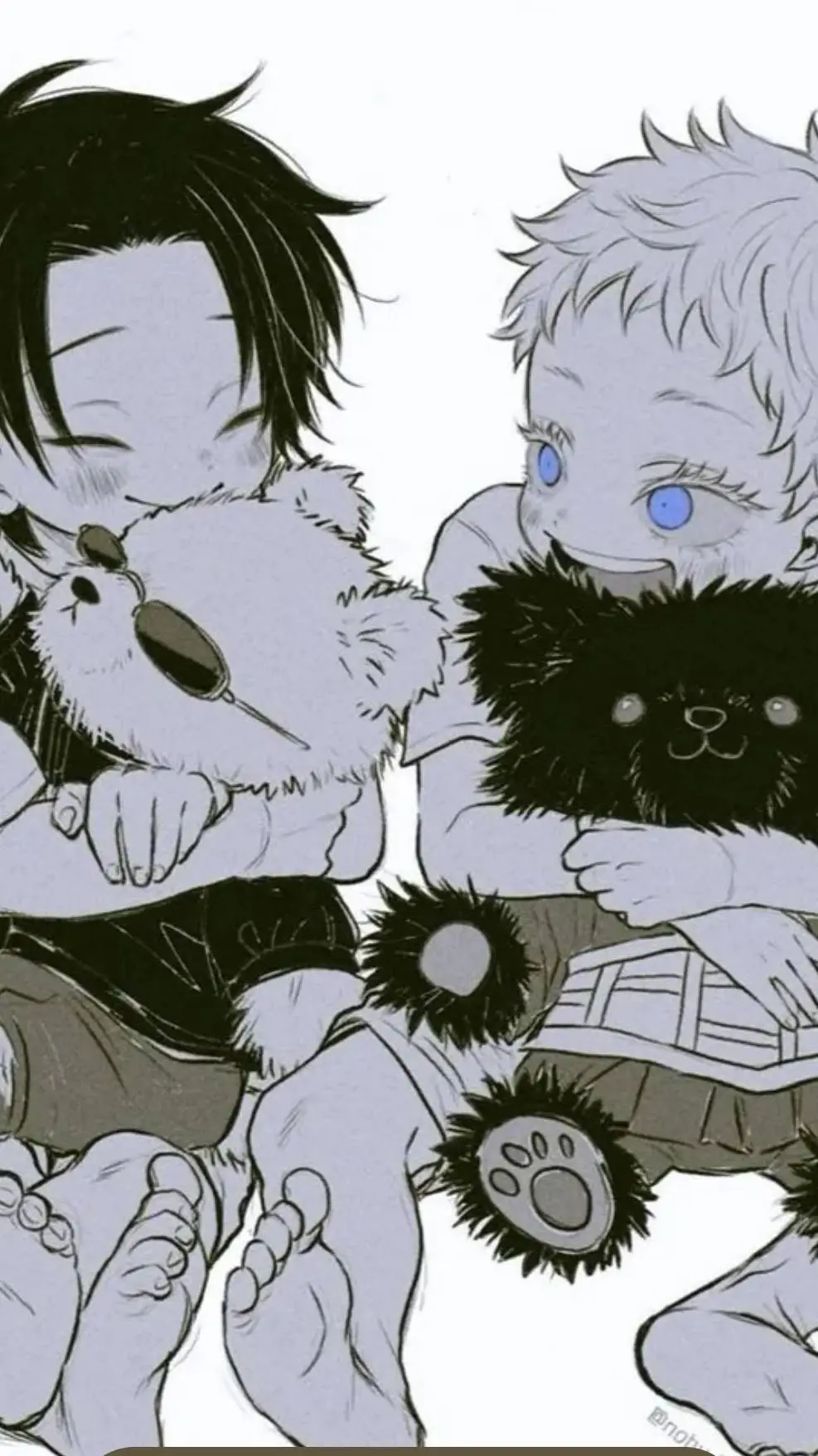 ai character: ~bby geto an gojo~ background