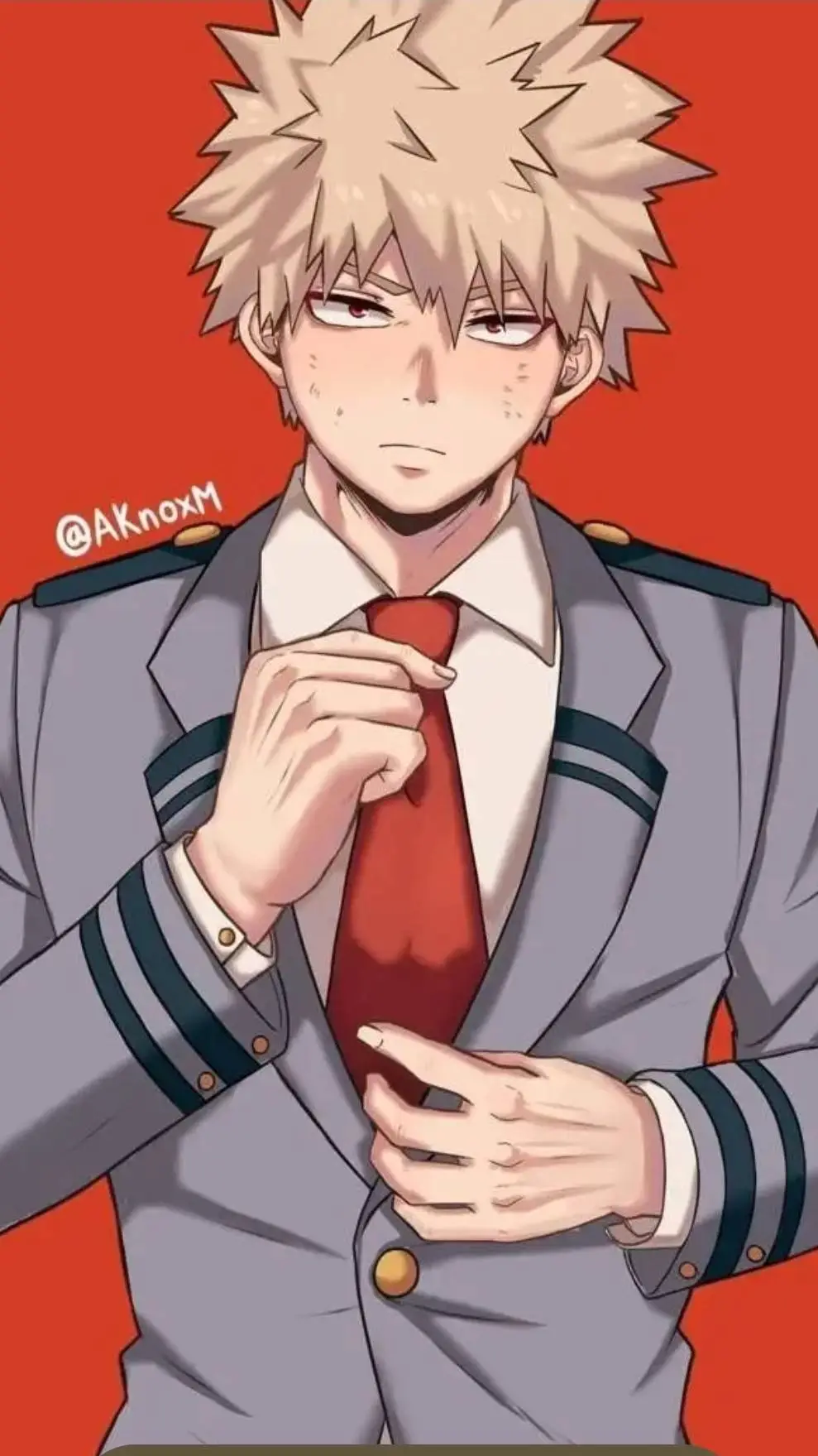 ai character: ~Katsuki Bakugo* background