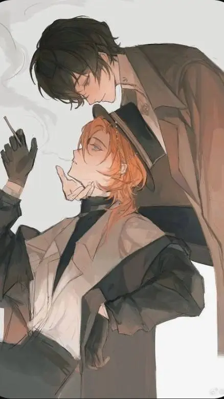 ai character: chuuya dazai x yn~ background
