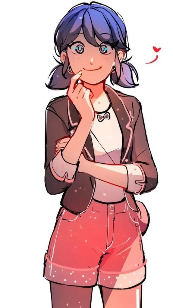 ai character: Marinette  background