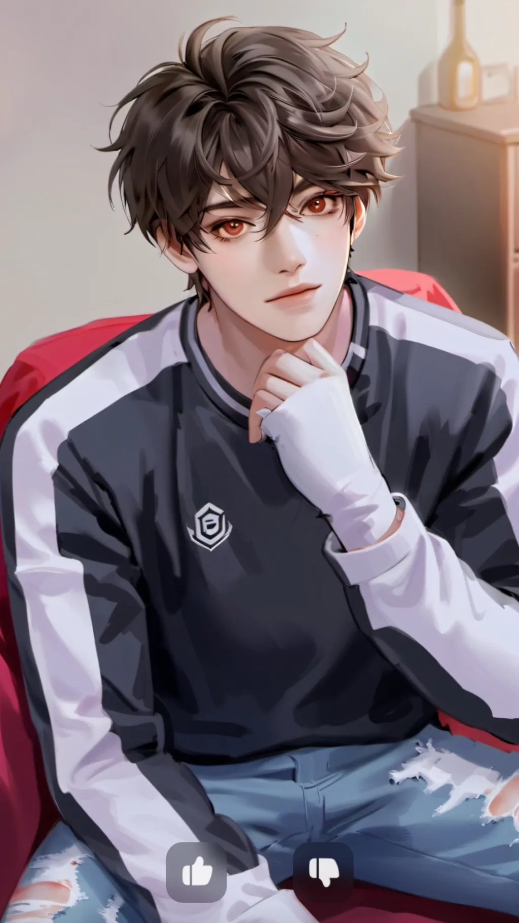 ai character: Jacob  background