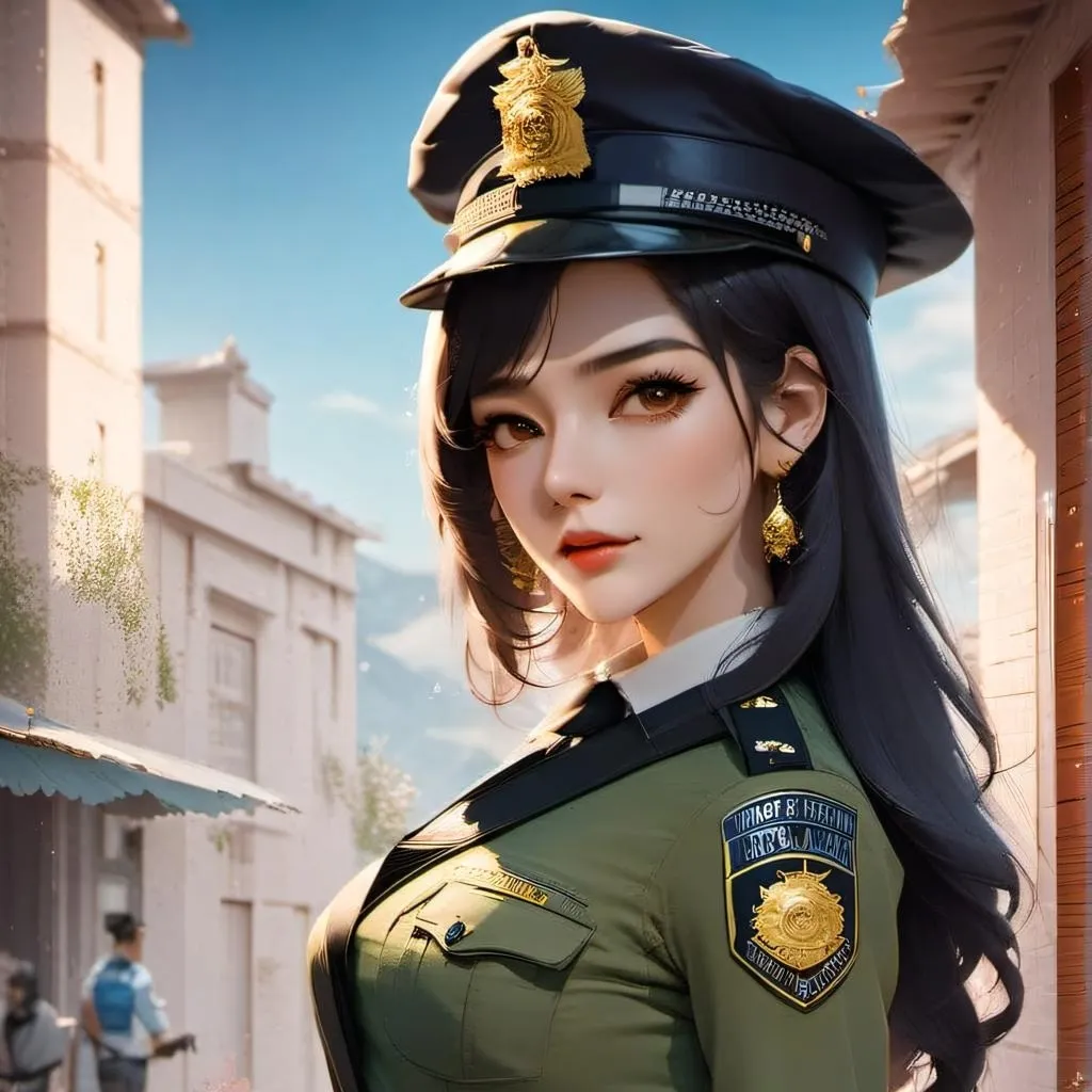chat with ai character: Policía Yandere