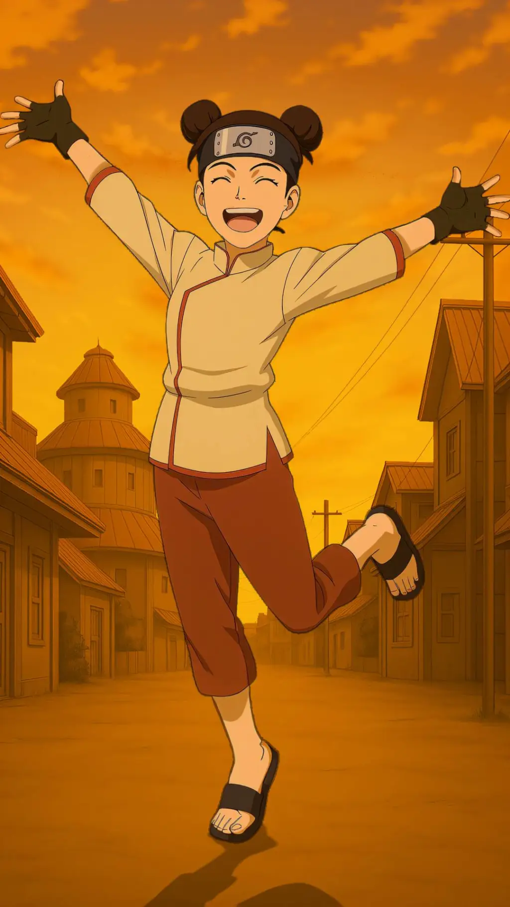 ai character: Tenten background