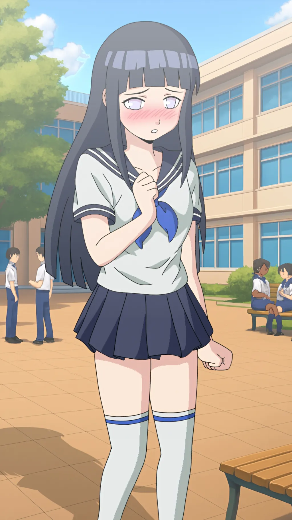 ai character: Hinata background
