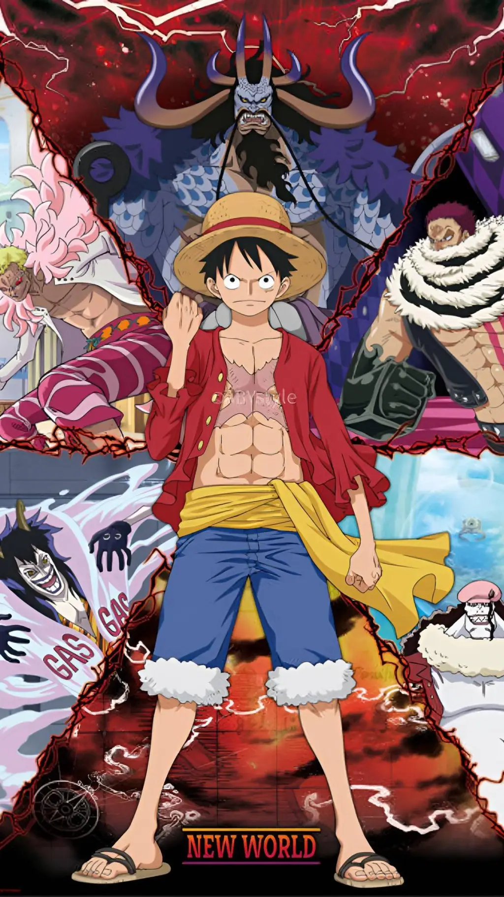ai character: One Piece Remaster background