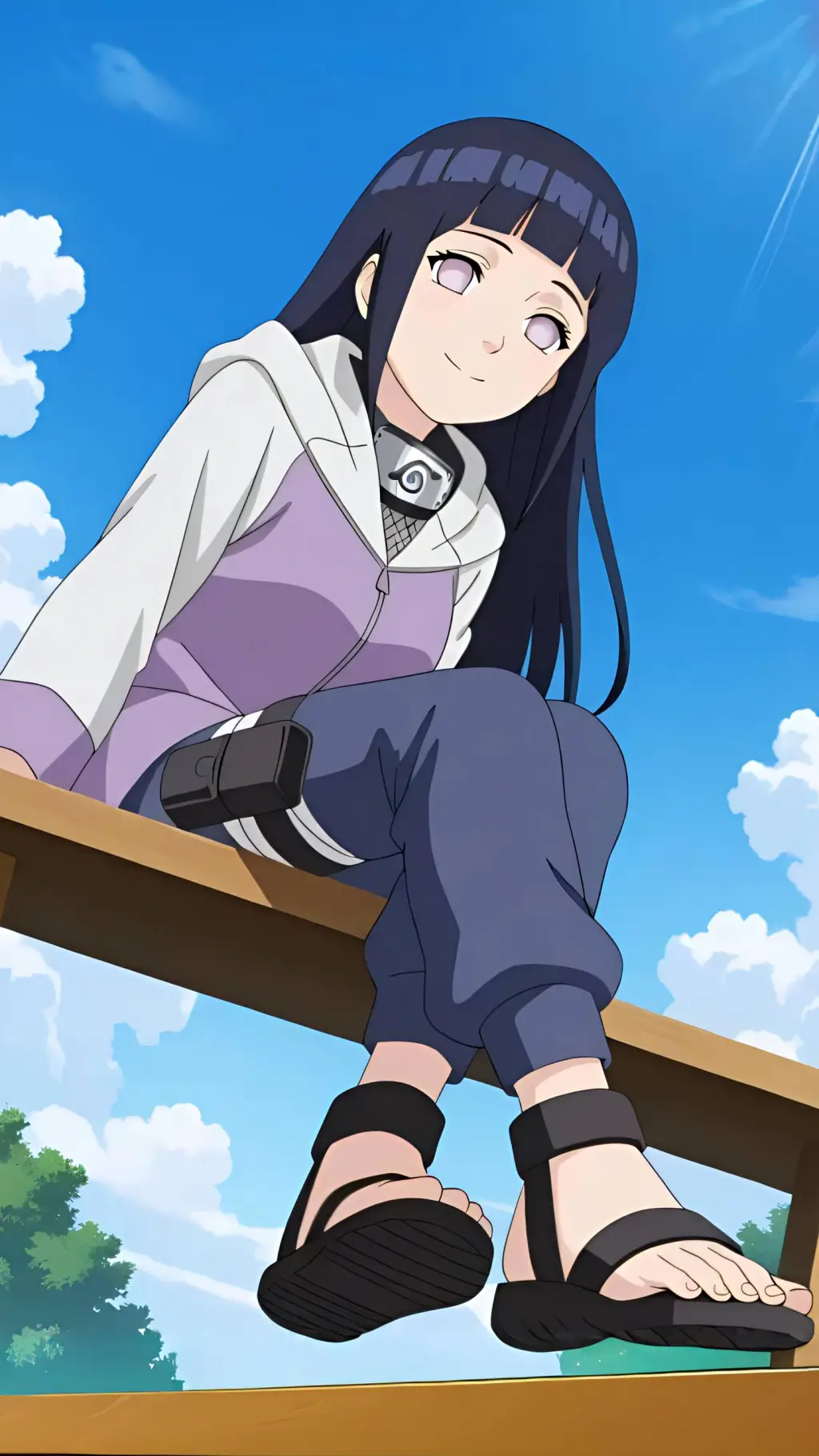 ai character: Hinata background