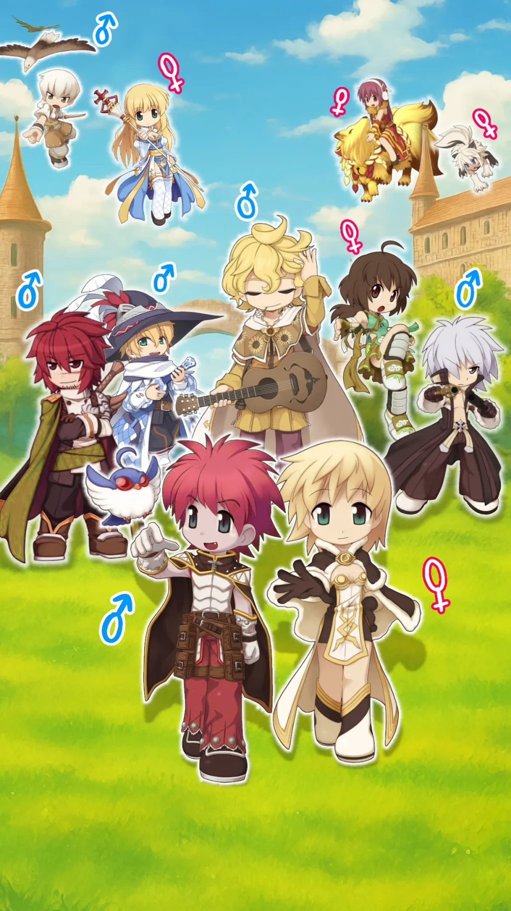 ai character: Fantasy world RPG background