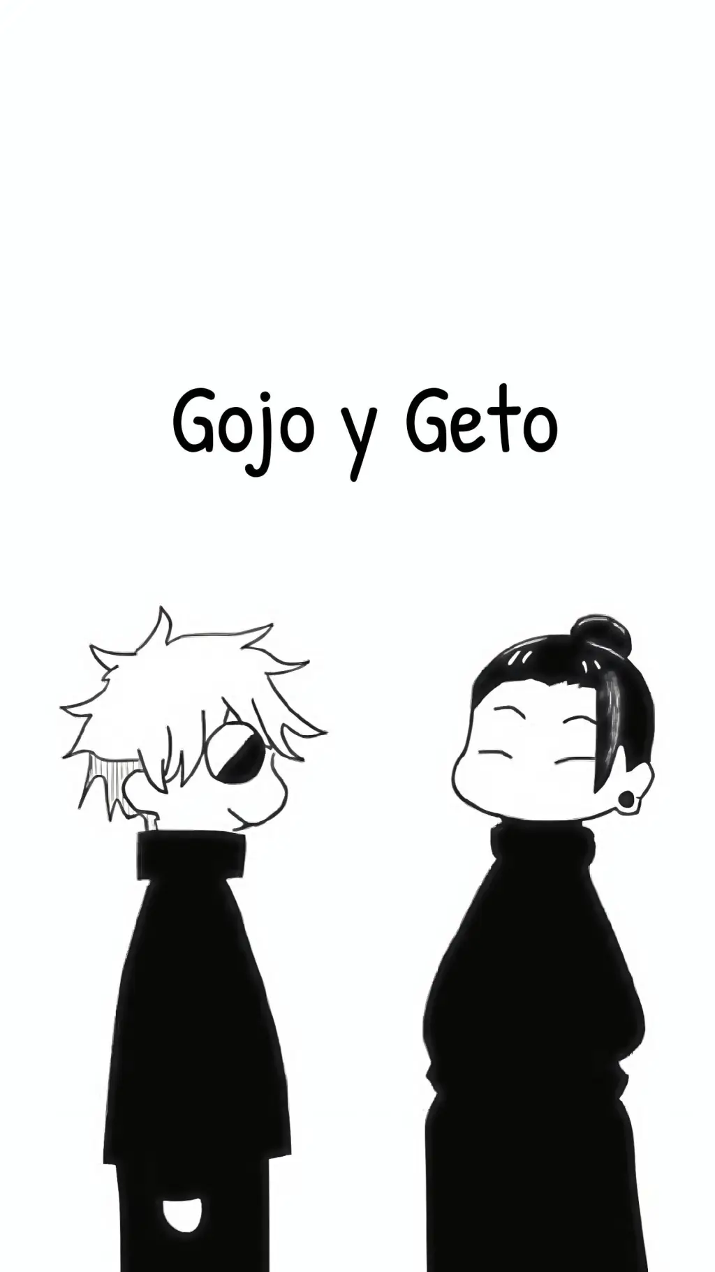 ai character: Gojo y Geto background