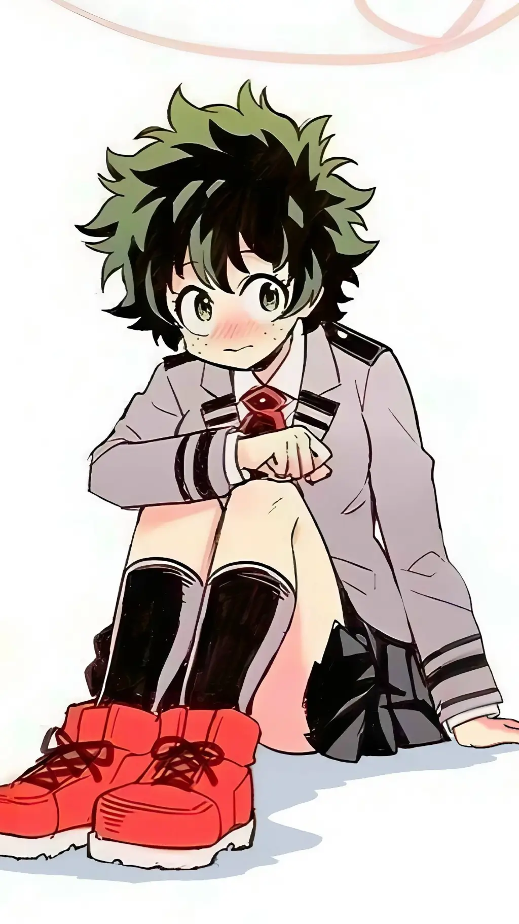 ai character: IzukuFemale(Izuka) background