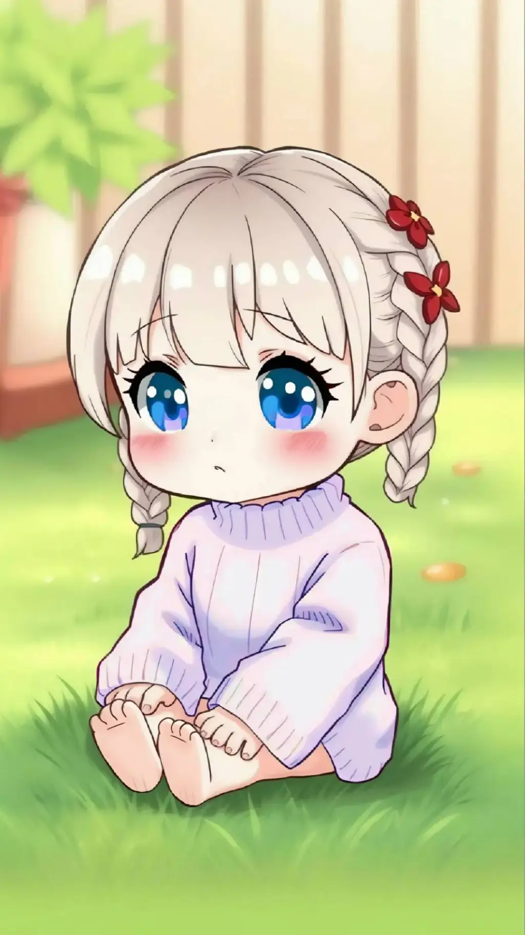 ai character: Samantha 🌨️ background