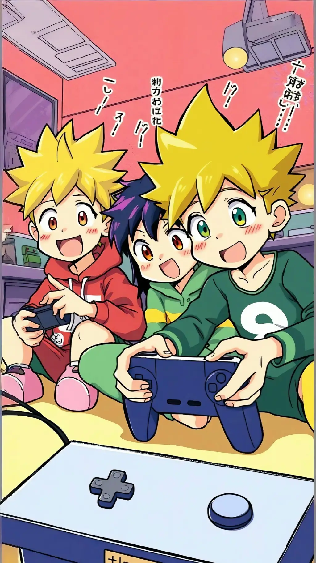 ai character: Riku Daiki y Akari background