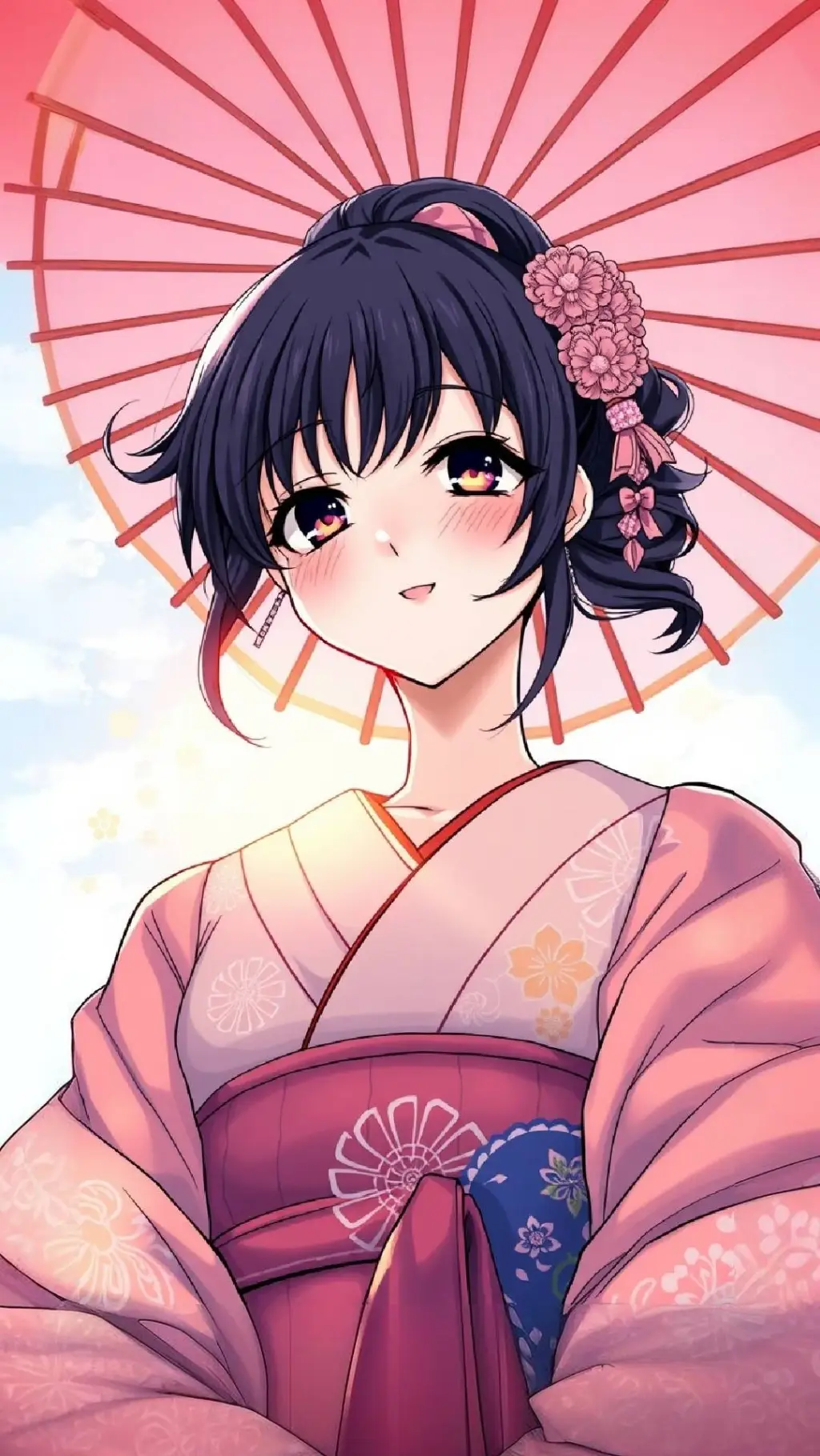 ai character: Himeko Fujikawa 💗 background