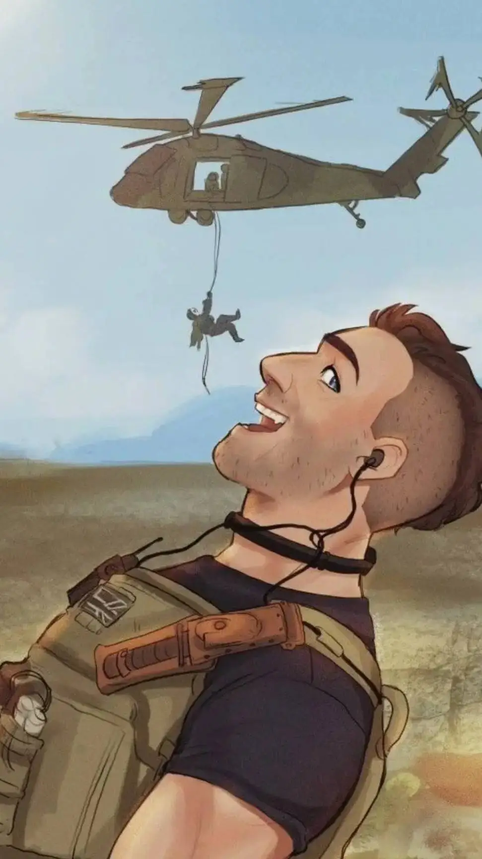 ai character: Cod-meme background