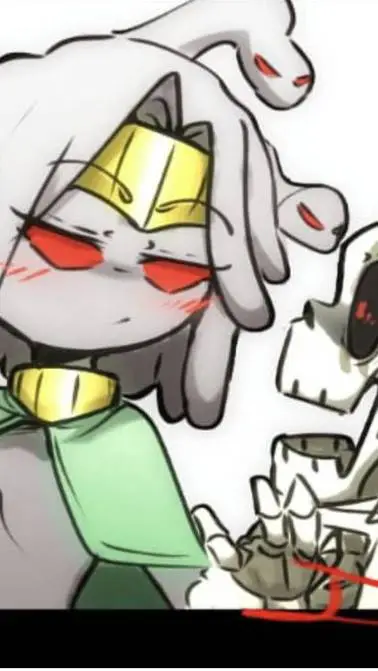 ai character: medusa  background