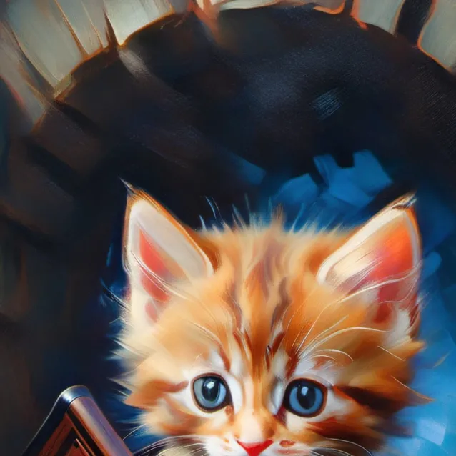 chat with ai character: ww1 kitten ver