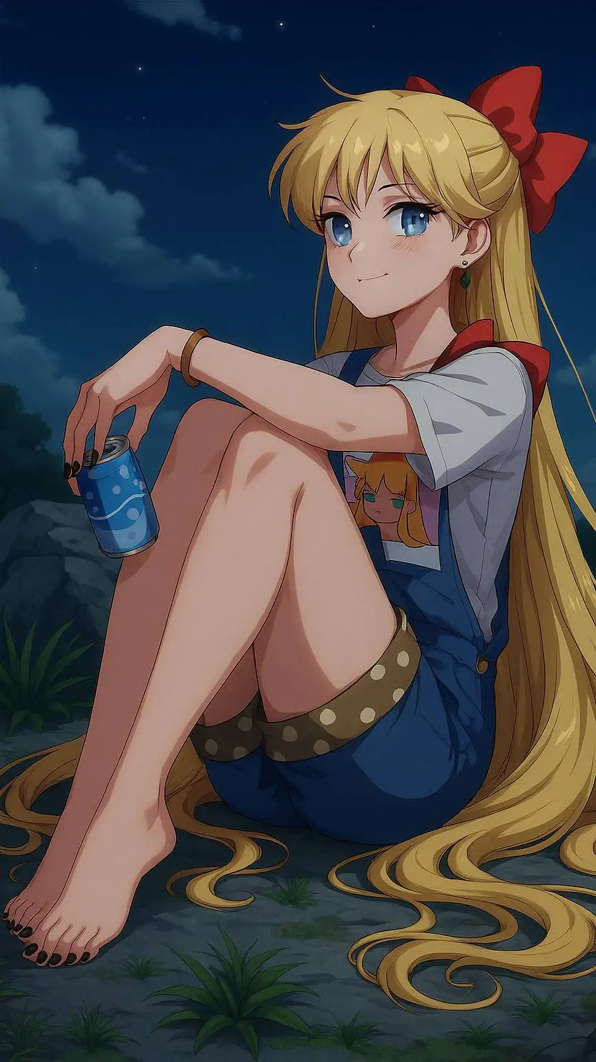 ai character: Sailor Venus background
