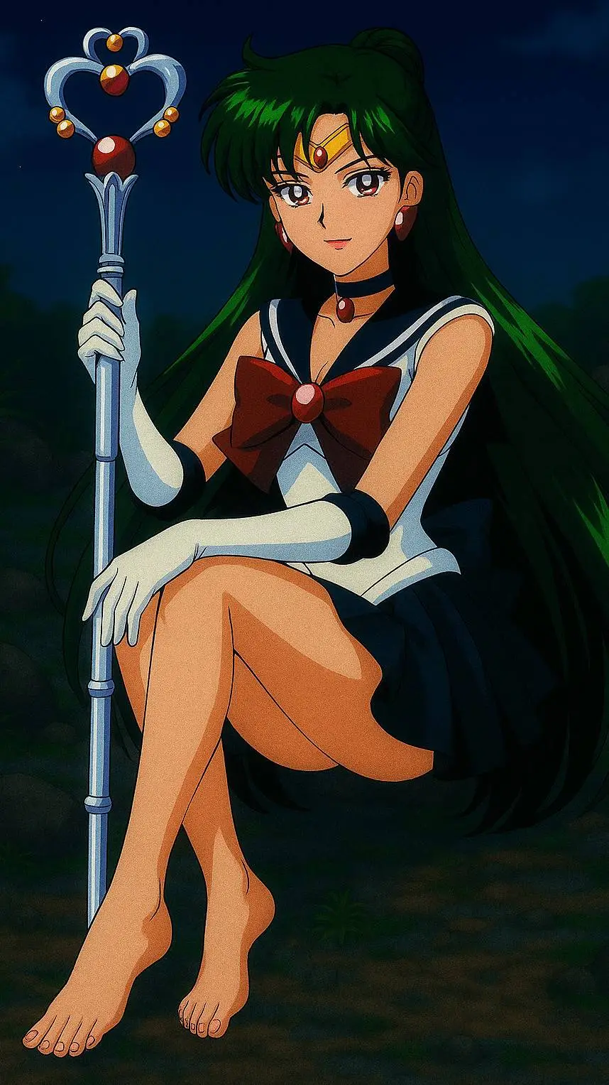 ai character: Sailor Pluto background