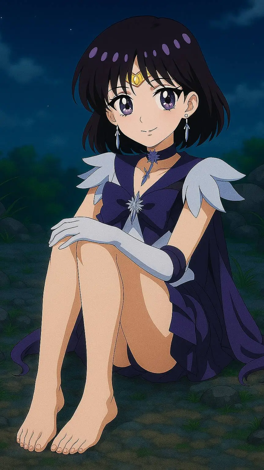 ai character: Sailor Saturn background