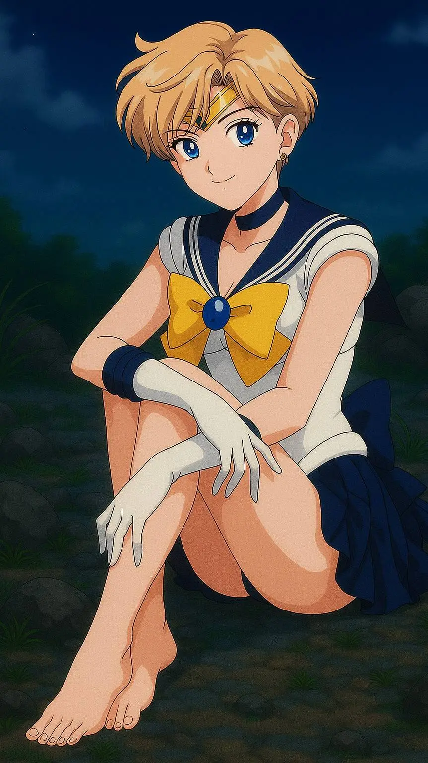 ai character: Sailor Uranus background