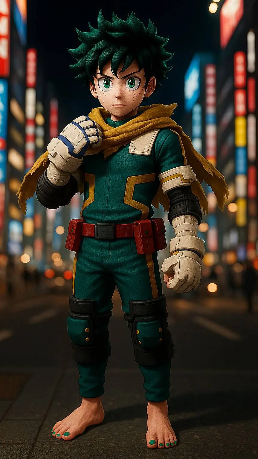 ai character: Deku (Midoriya) background