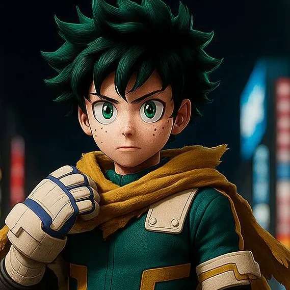 chat with ai character: Deku (Midoriya)