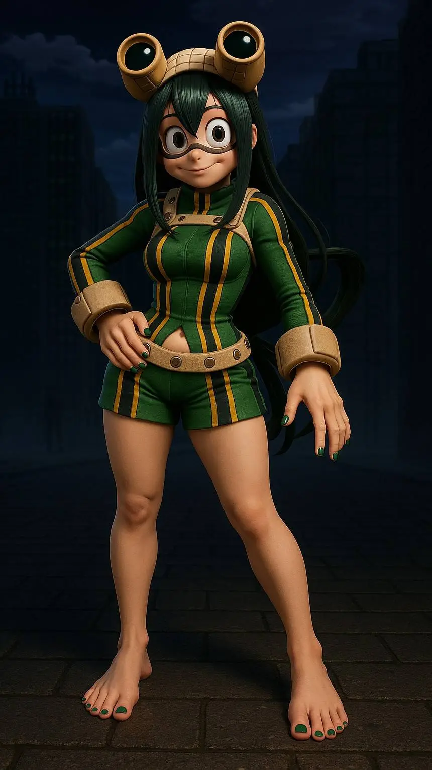 ai character: Froppy (Tsuyu) background