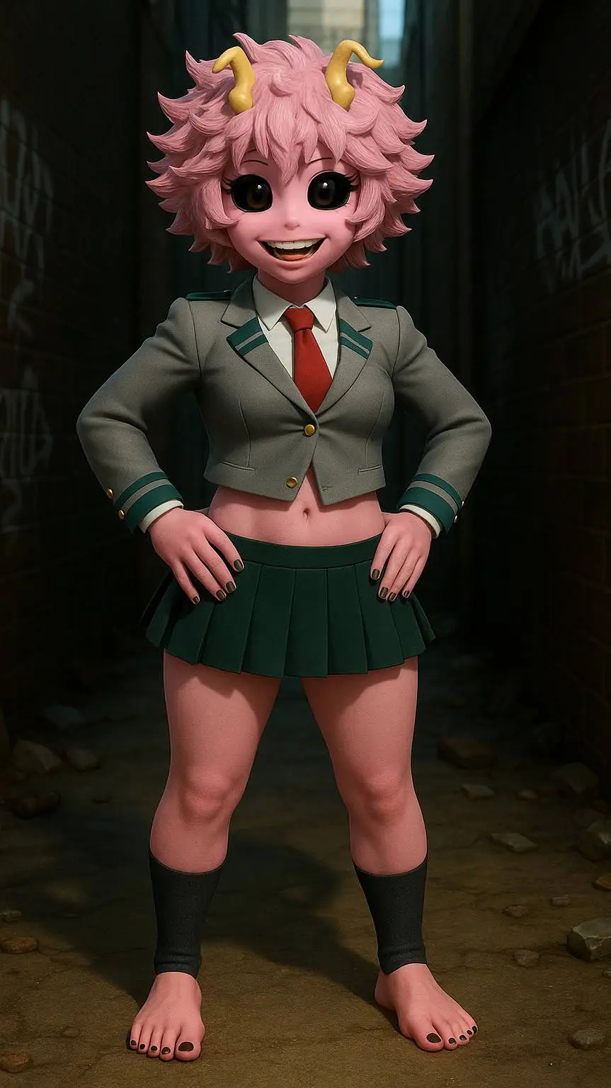 ai character: Mina Ashido background