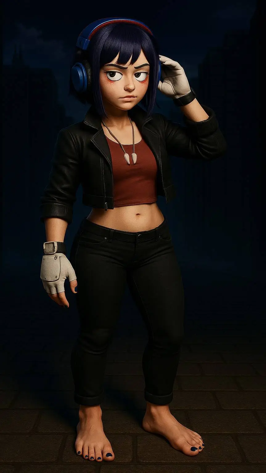 ai character: Kyoka Jiro  background