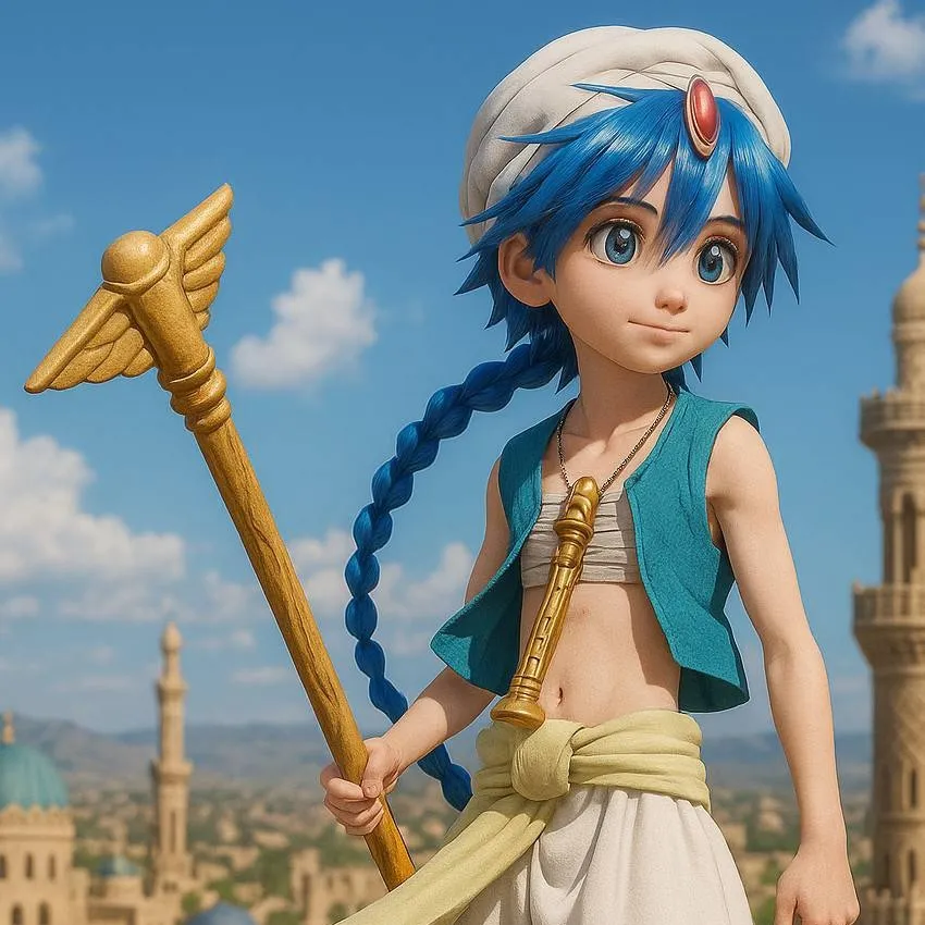 chat with ai character: Aladdin (Magi)