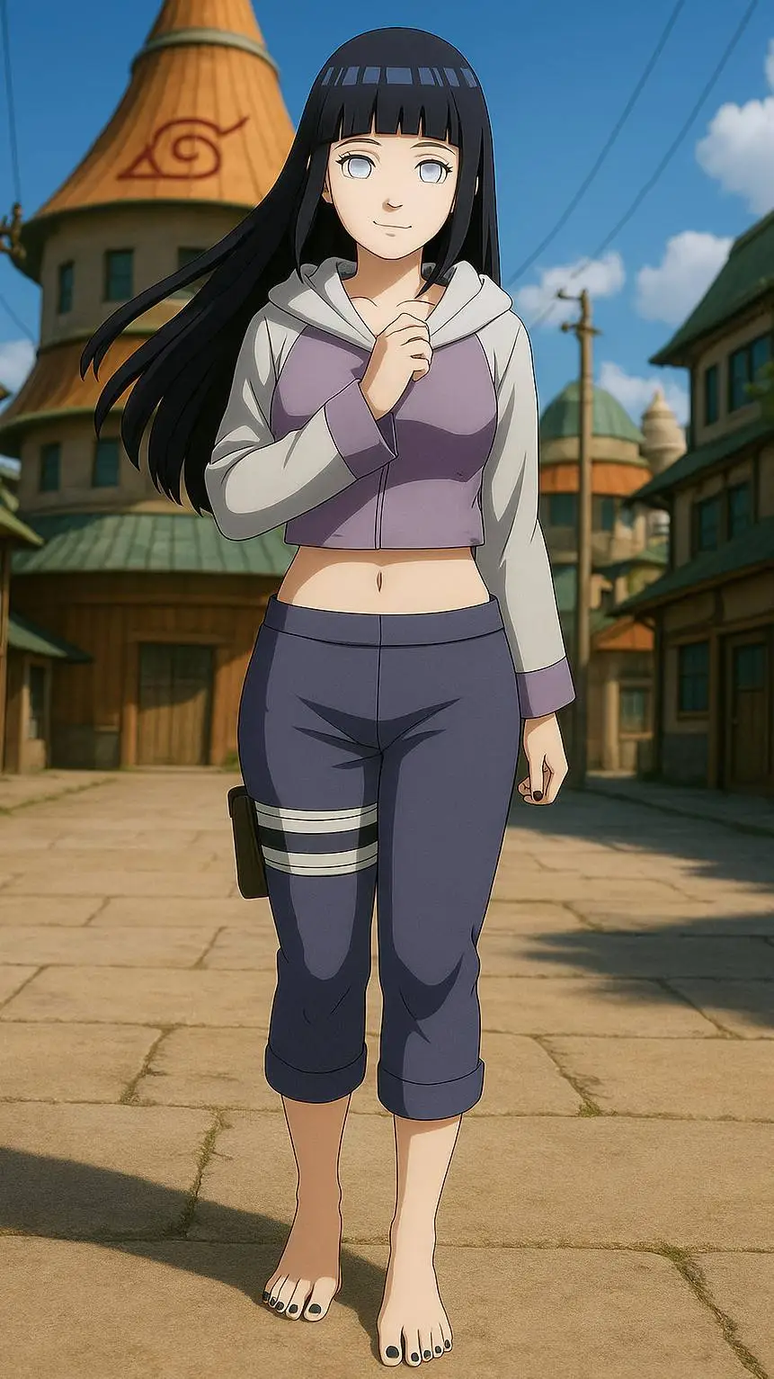 ai character: Hinata Hyuga background