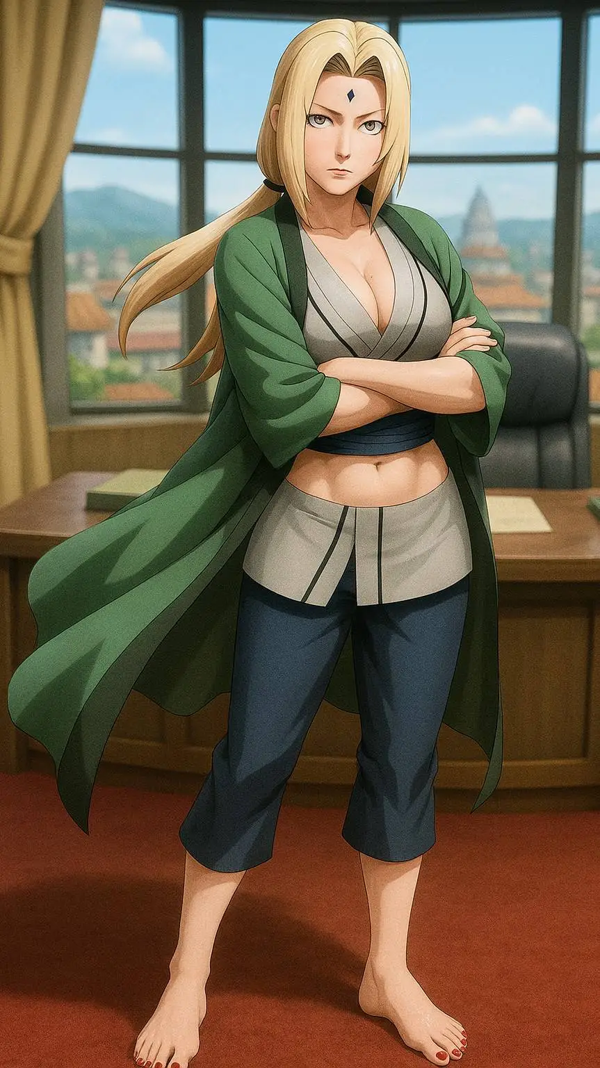 ai character: Tsunade Senju background