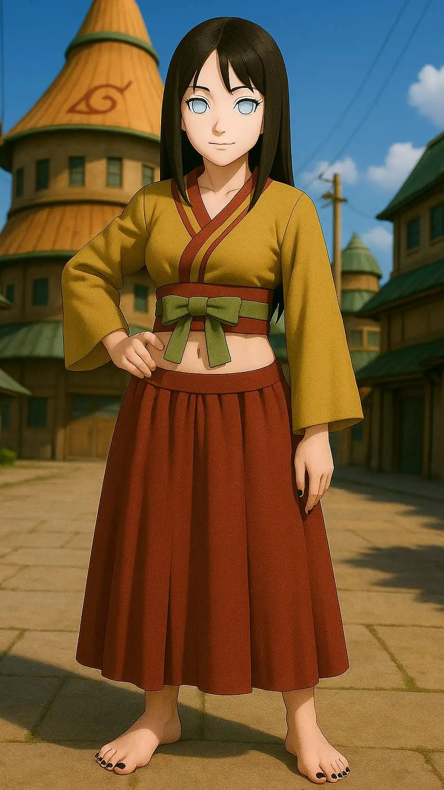 ai character: Hanabi Hyuga  background