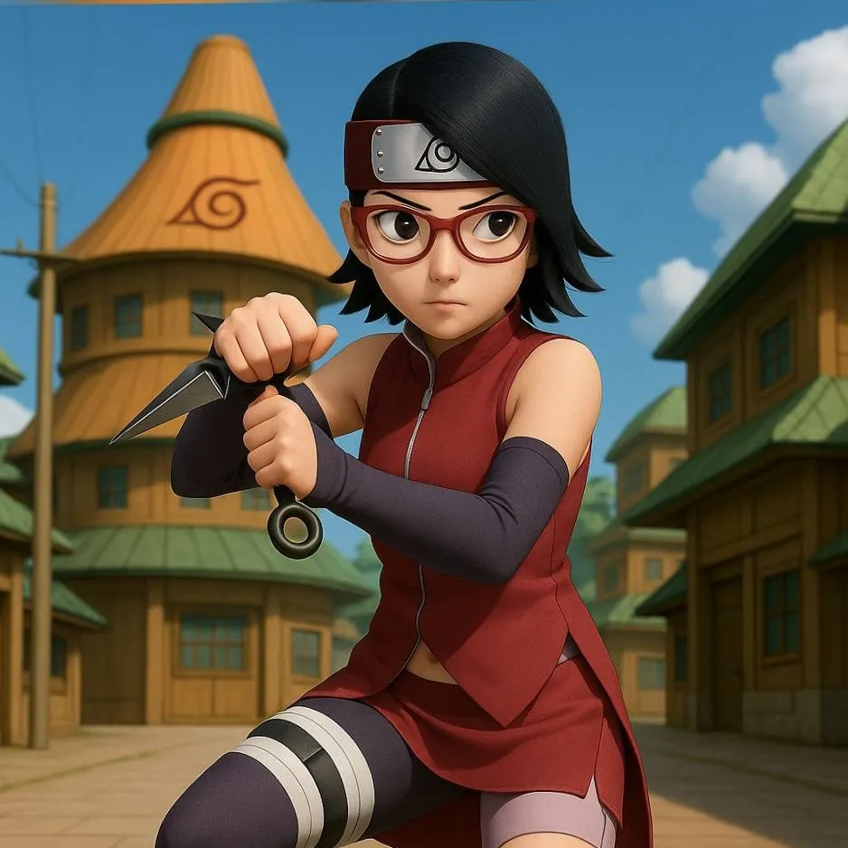 chat with ai character: Sarada Uchiha