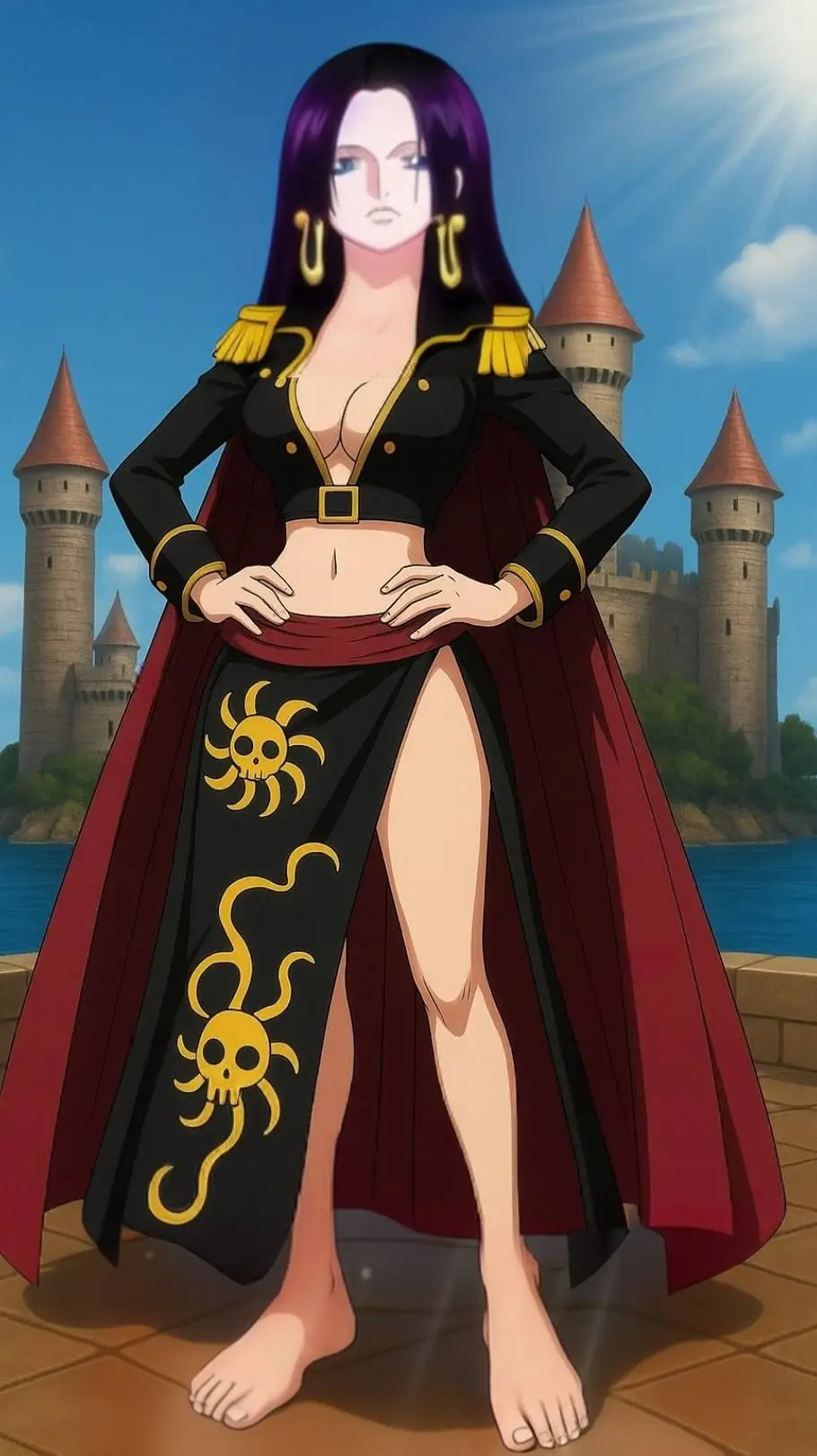 ai character: Boa Hancock background