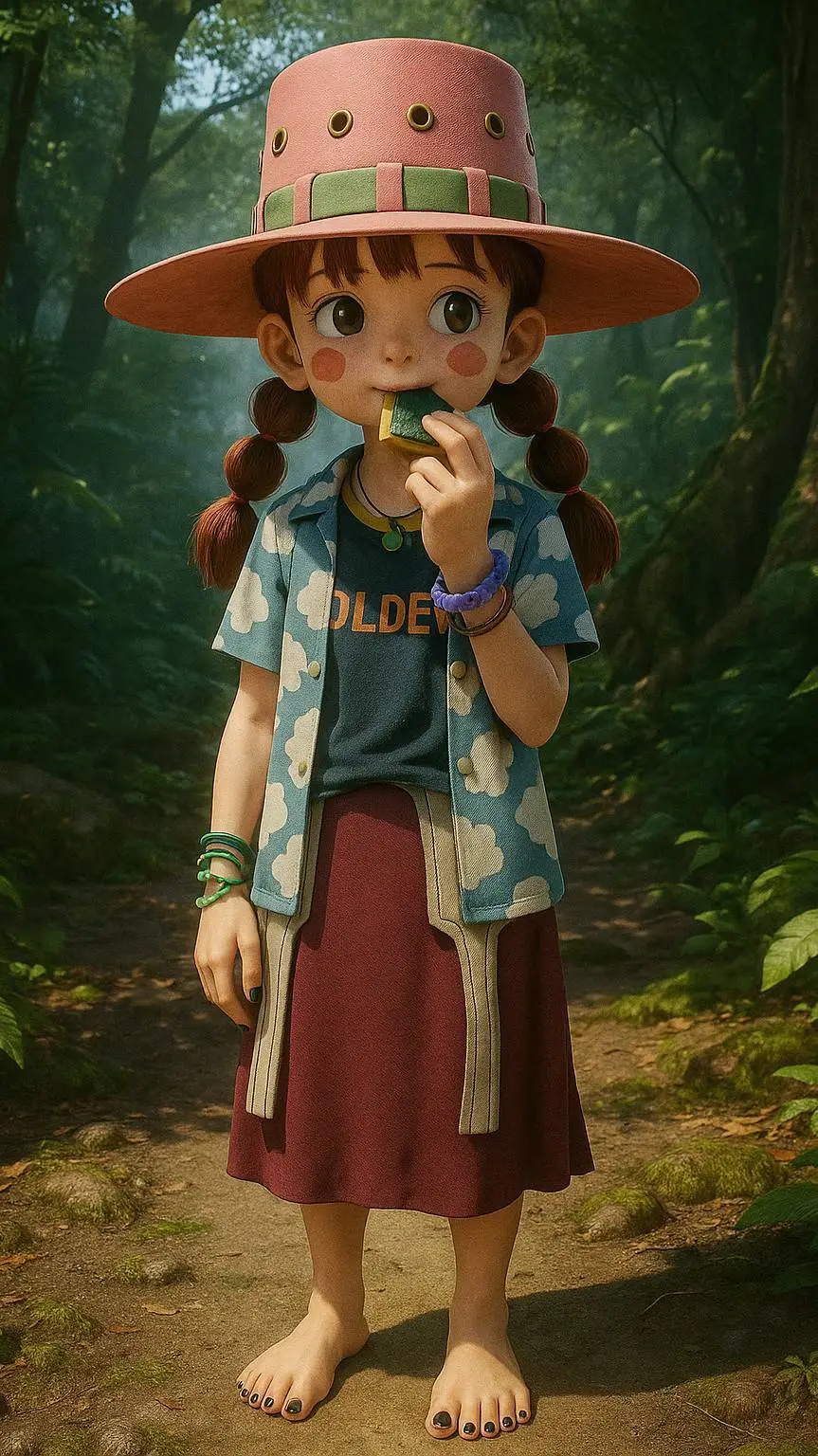ai character: Miss Goldenweek background