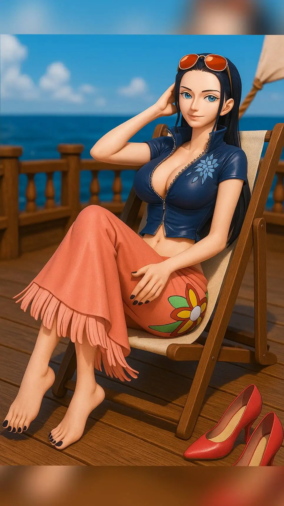 ai character: Nico Robin background