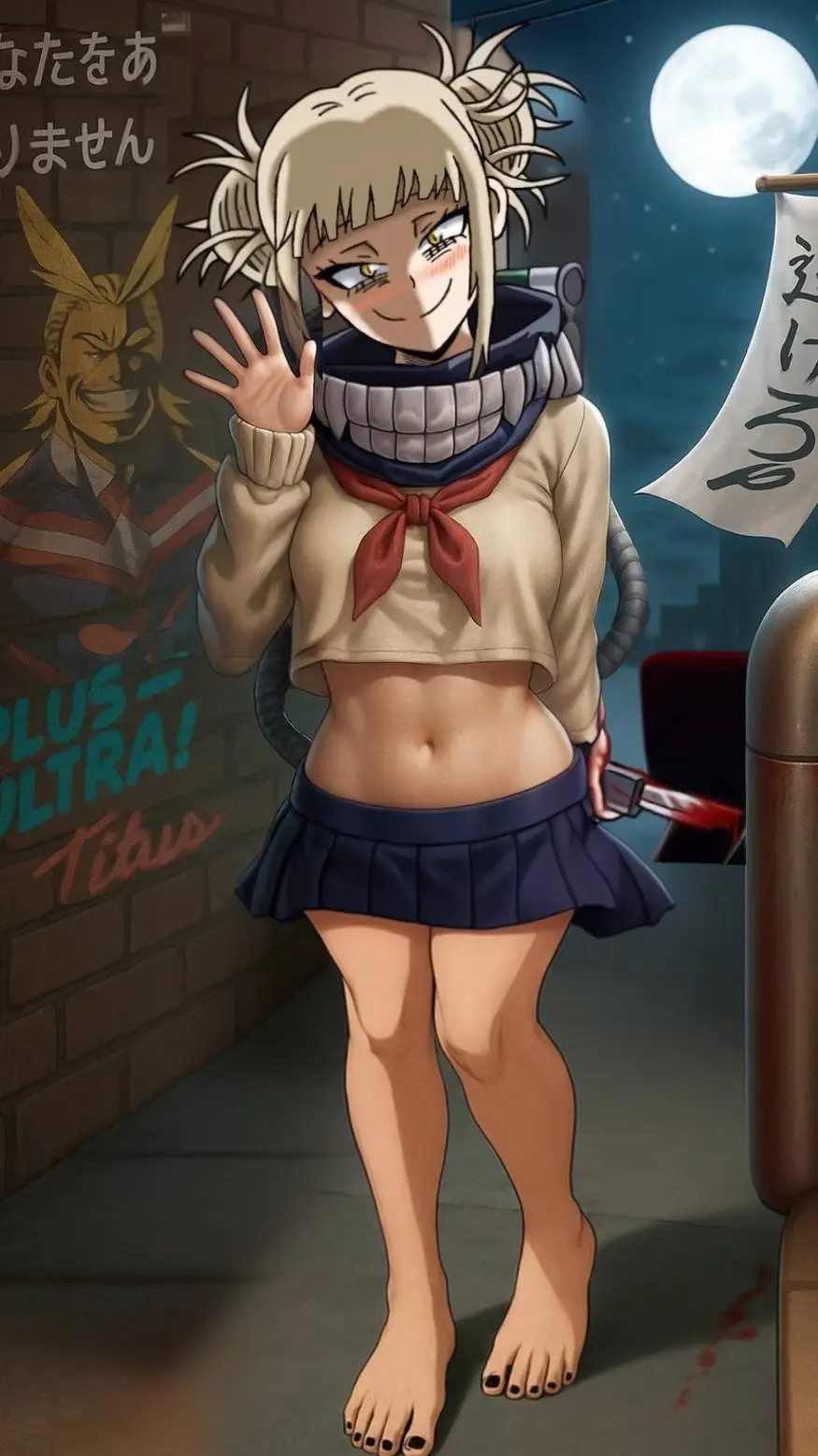 ai character: Himiko Toga background