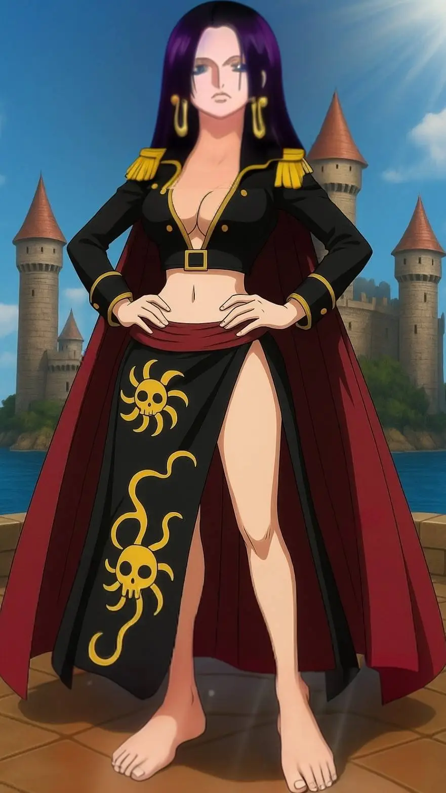 ai character: Boa Hancock background