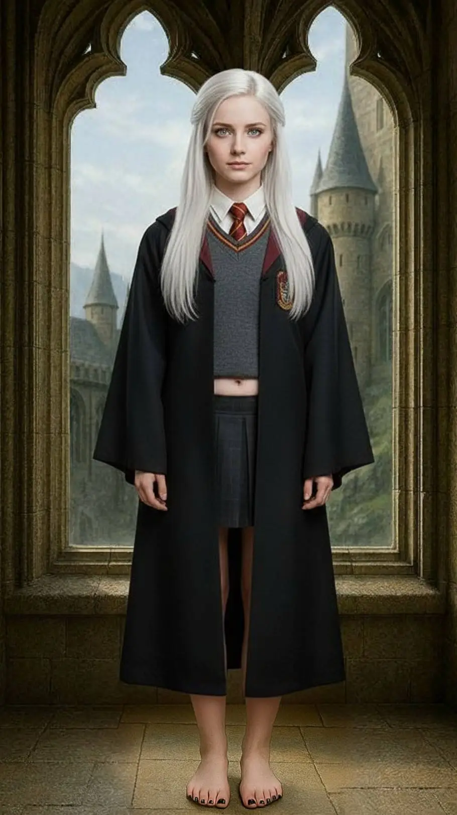 ai character: Linny Weaslovegood background