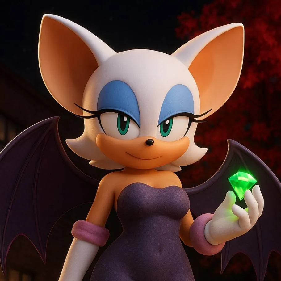 chat with ai character: Rouge, the bat