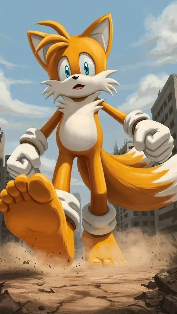 ai character: Tails  background