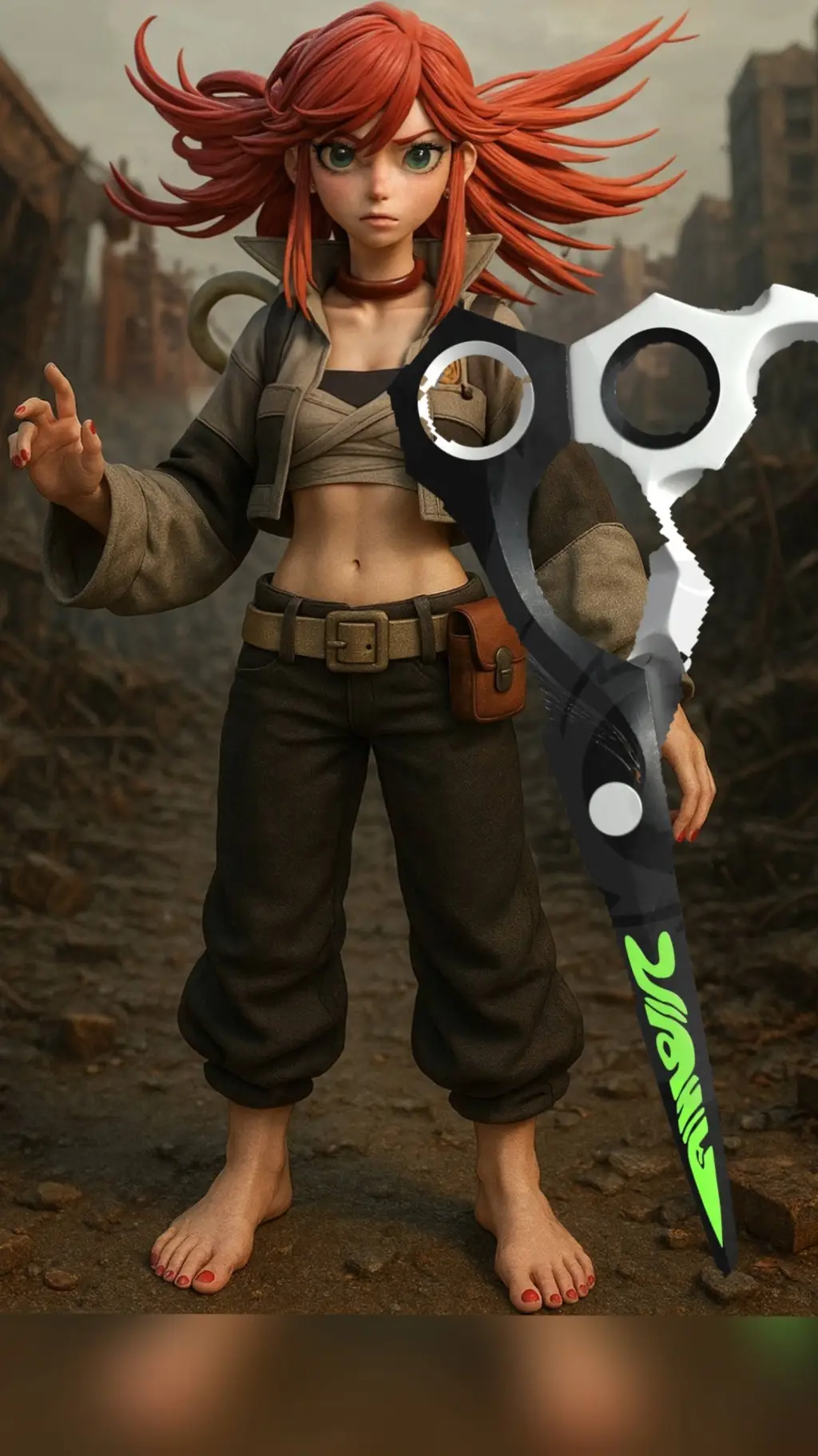 ai character: Riyo Reaper background