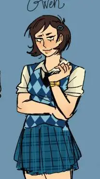 ai character: Gwen Vendome  background
