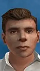 ai character: Davis white  background