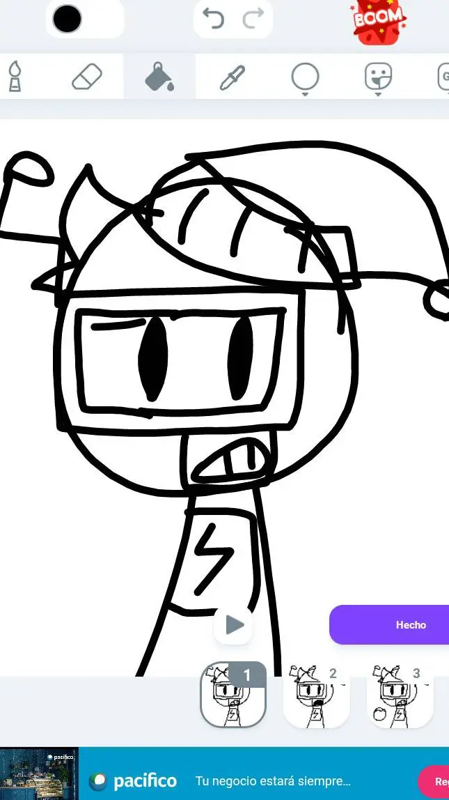 ai character: Kidbotolvidado background