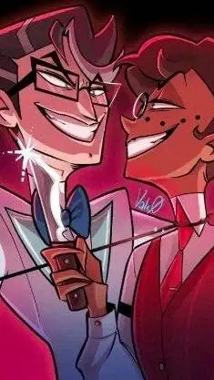 ai character: radiostatic? background