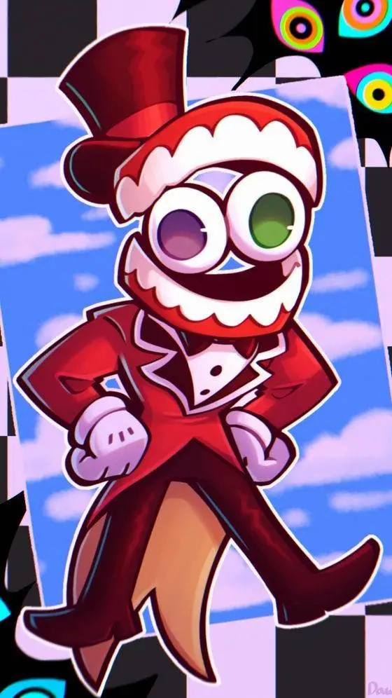 ai character: Caine... background